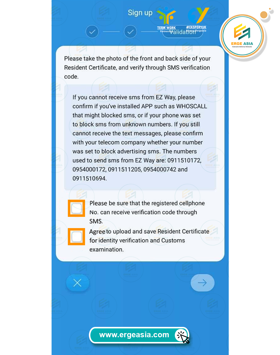 EzWay User Agreement