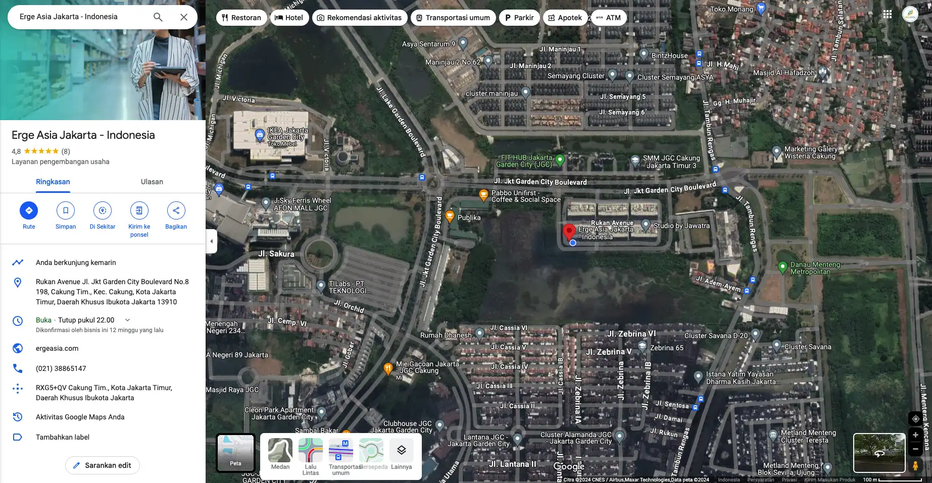 Panduan Google Maps - Sesuaikan Tampilan